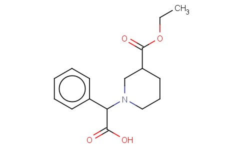 1-(CARBOXY-PHENYL-METHYL)-PIPERIDINE-3-CARBOXYLIC ACID ETHYL ESTER
